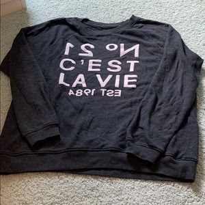 Lightweight sweatshirt